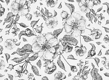 Пожаробезопасные фотообои Factura FLOWERS APPLE FLOWERS 2